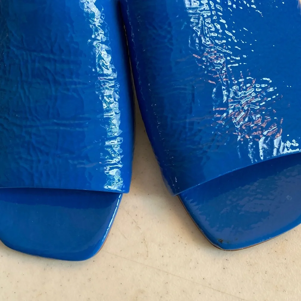 L'INTERVALLE Vibrant Blue Mules - Picture 4 of 6